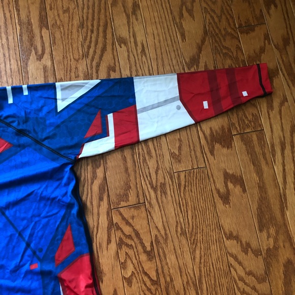 Captain America BJJ Rashguard - Picture 7 of 8